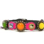 Extravagante Collar para Gatos Colorido con Flores