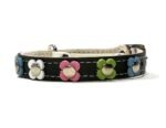 Stijlvolle Kattenhalsband met Pastelkleurige Bloemen