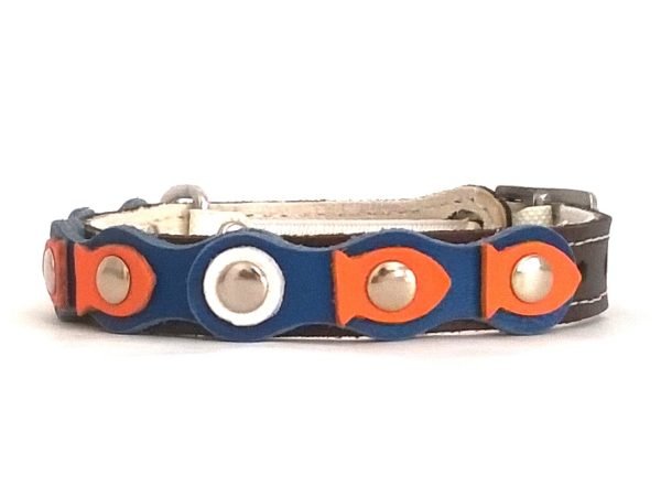 Fantasie Kattenhalsband met Originele Oranje Goudvisjes