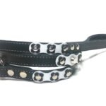 Correa de cuero hecha a mano con flores, diseño Flower Power